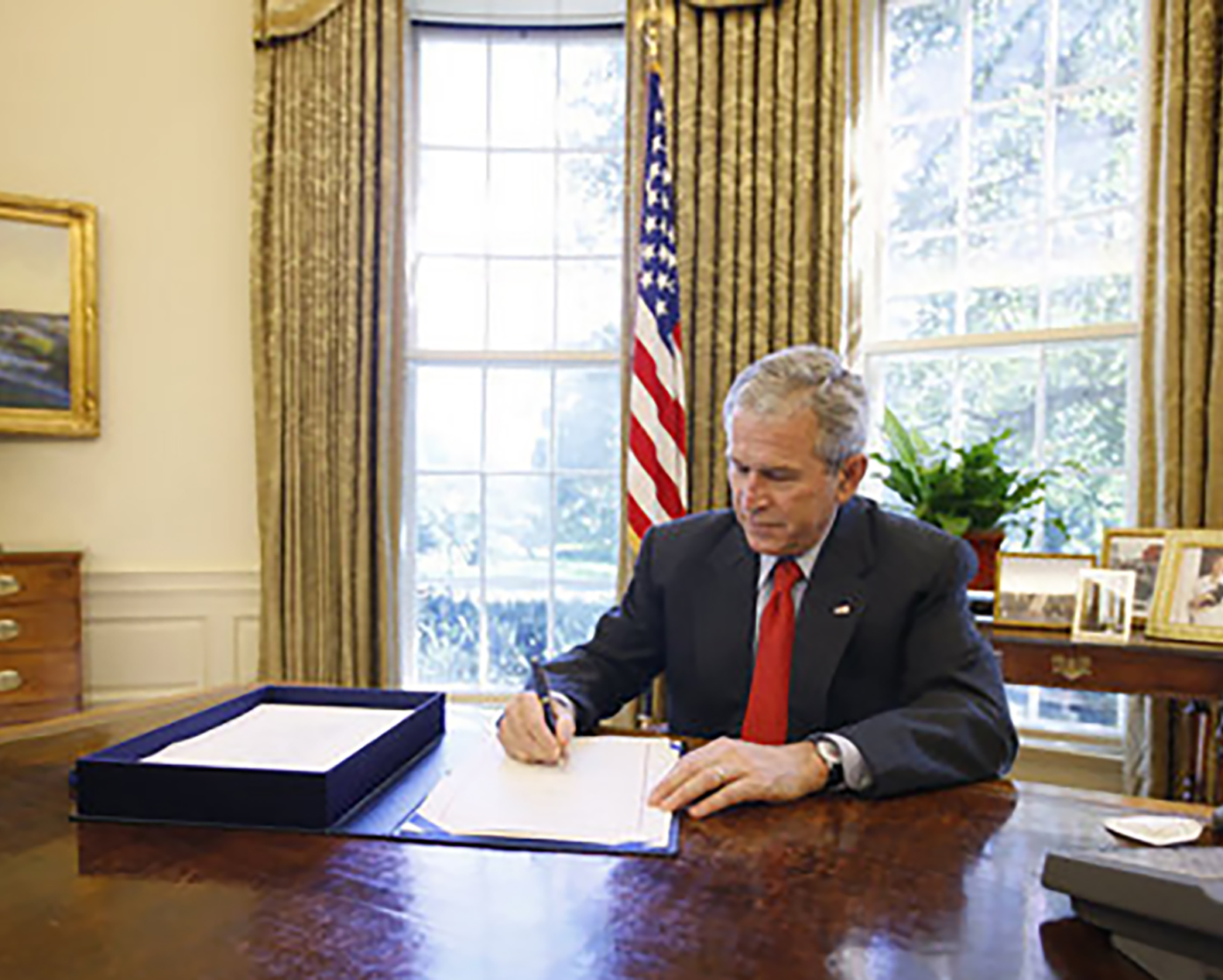 October 3, 2008 - The Emergency Economic Stabilization Act of 2008 is signed into law by President George W. Bush.