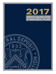 The cover of FDIC 2017 Diversity and Inclusion Strategic Plan