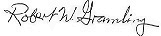 Robert Gramling signature
