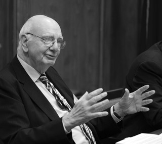 Picture of Paul Volcker, former Federal Reserve Chairman