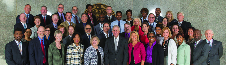 Photograph of the FDIC Workplace Excellence Steering Committee and Division and Office Councils.