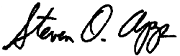 Signature for Steven O. App