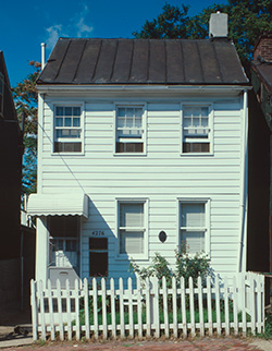 The first loan by Oxford Provident was granted to Comly Rich, who purchased this house, in Frankford, for $375. 