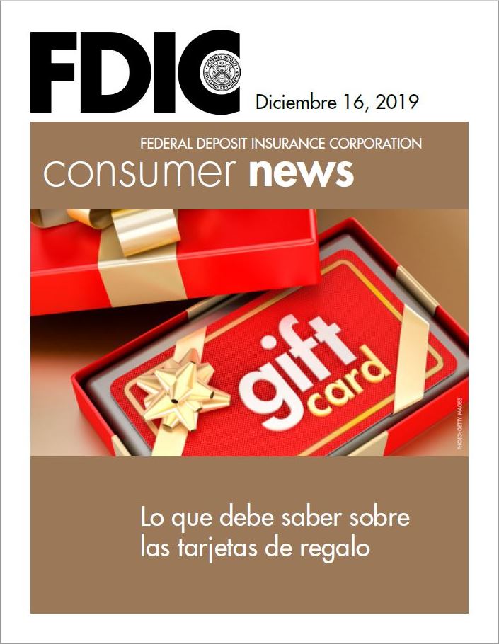 FDIC Consumer News - Diciembre de 2019