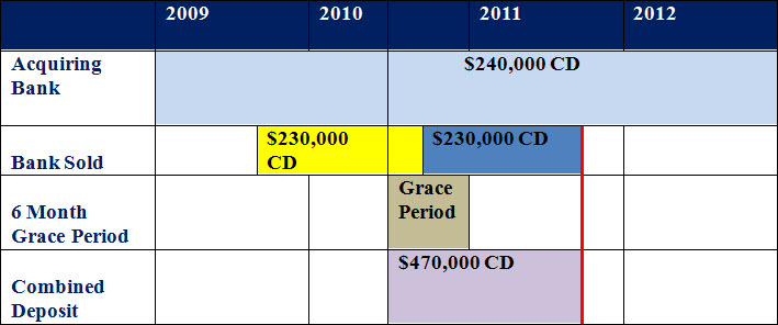 Timeline of Michelle Young's finances after IDIs merge