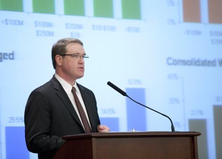 Rich Brown, FDIC Chief Economist, provides an analysis of community banks and discusses directions for future research.
