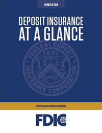 Deposit Insurance at a Glance Brochure Cover