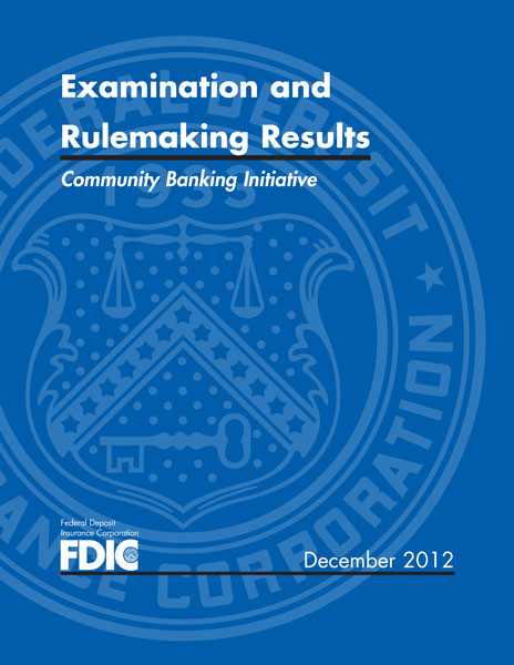 Exam and Rulemanking Report Cover