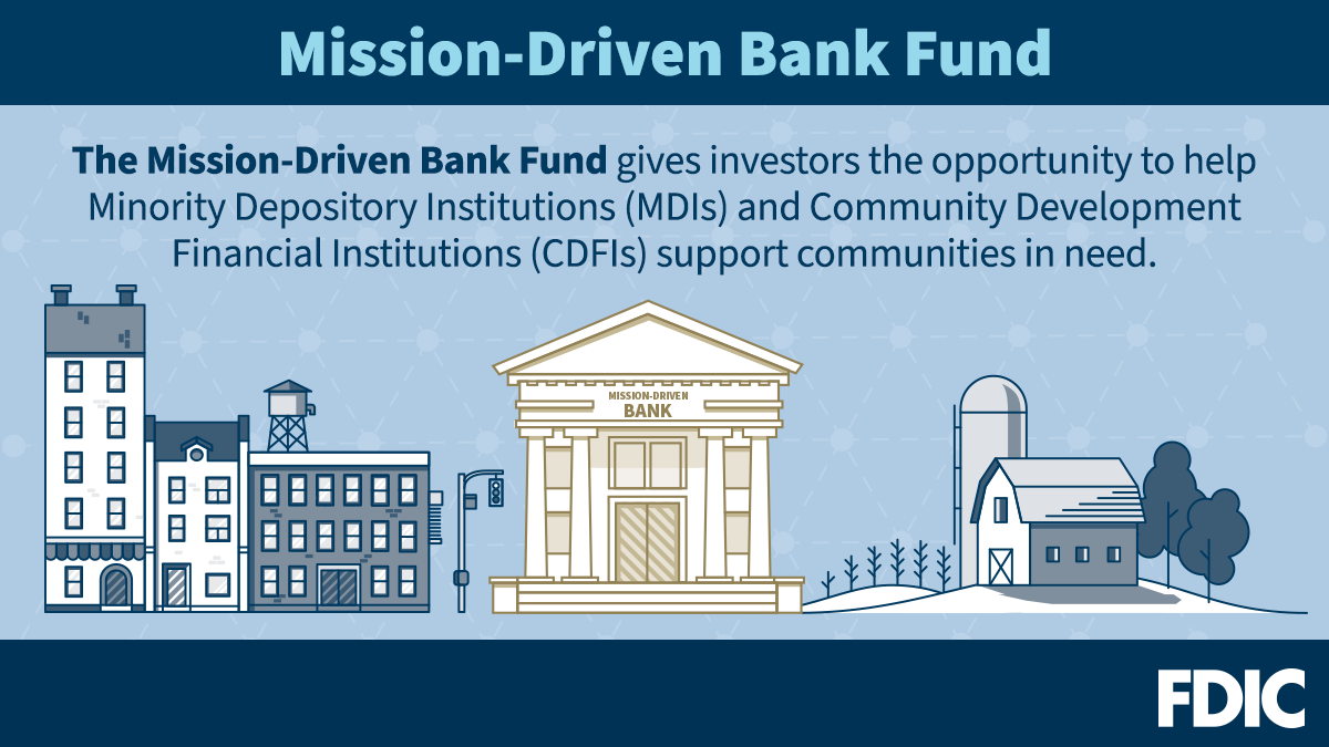The Mission-Driven Fund helps MDIs and CDFIs