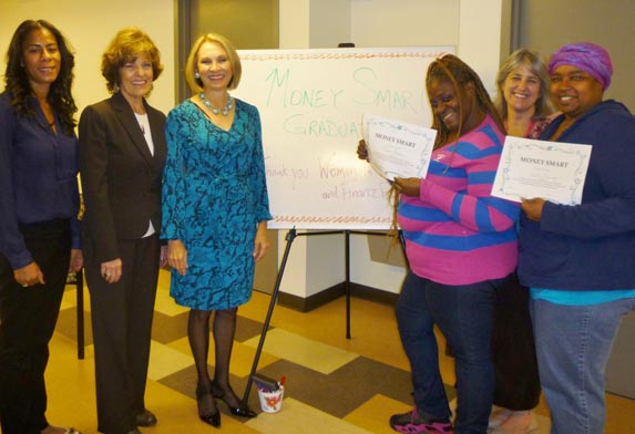Participants from WHF Foundation financial literacy class