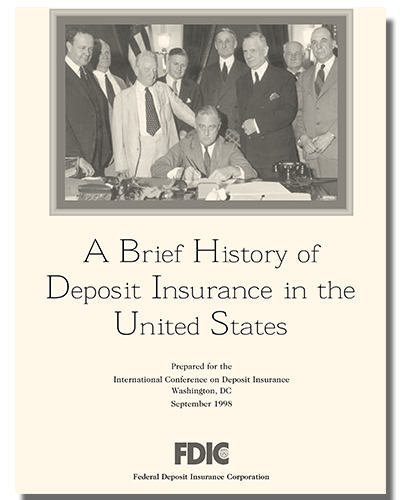 Brief History of Deposit Insurance Book Cover