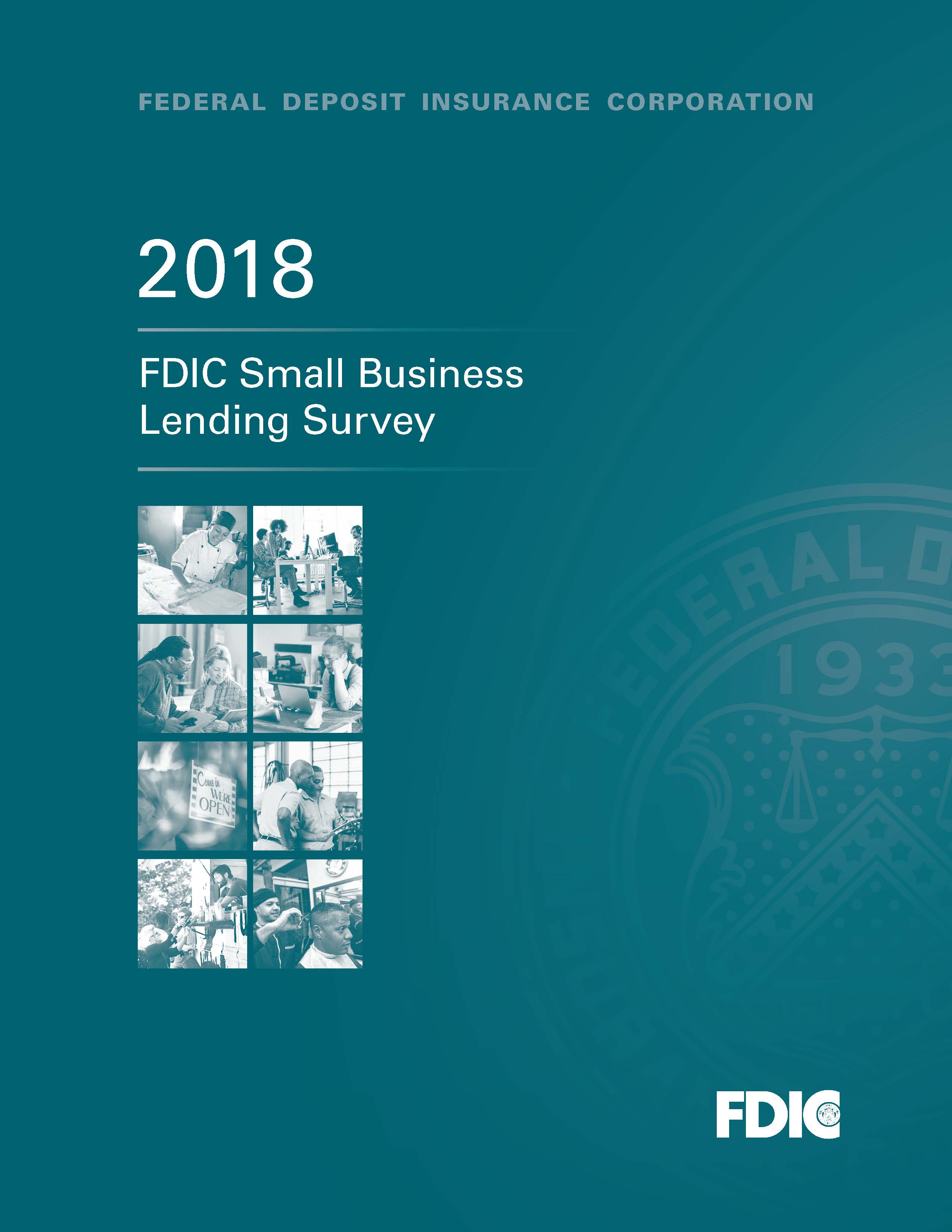 Report of Main Findings from Small Business Lending Survey 2016 (FDIC 2018) Cover